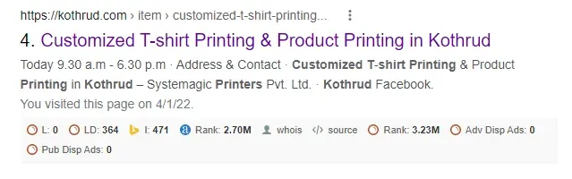 Customized T-shirt Printing in kothrud