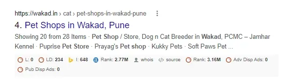 Pet shops in Wakad Pune