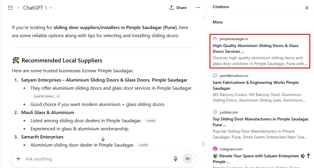 High-Quality Aluminium Sliding Doors & Glass Doors Services in Pimple Saudagar