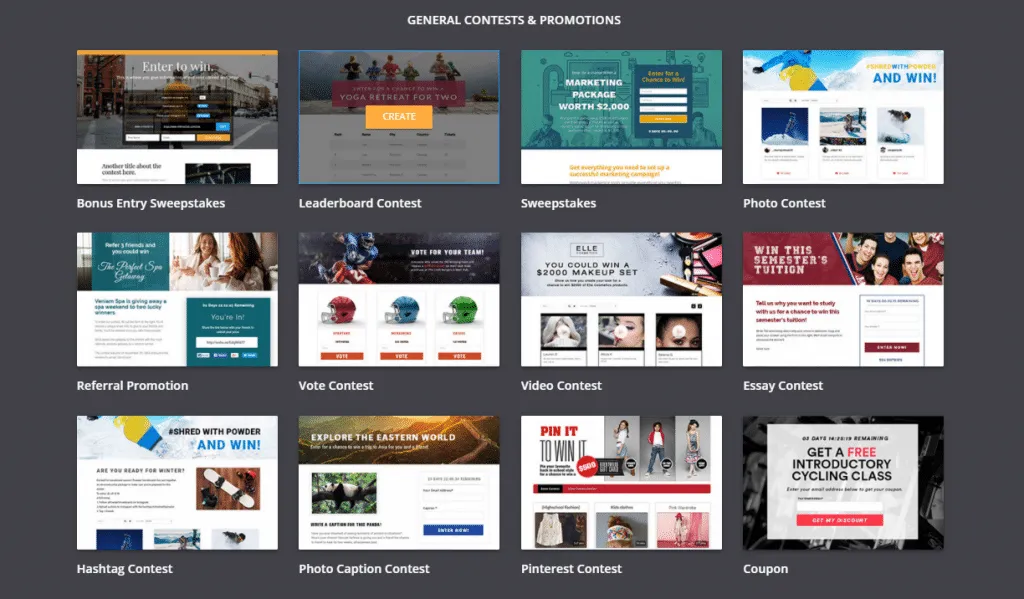 GENERAL CONTESTS & PROMOTIONS